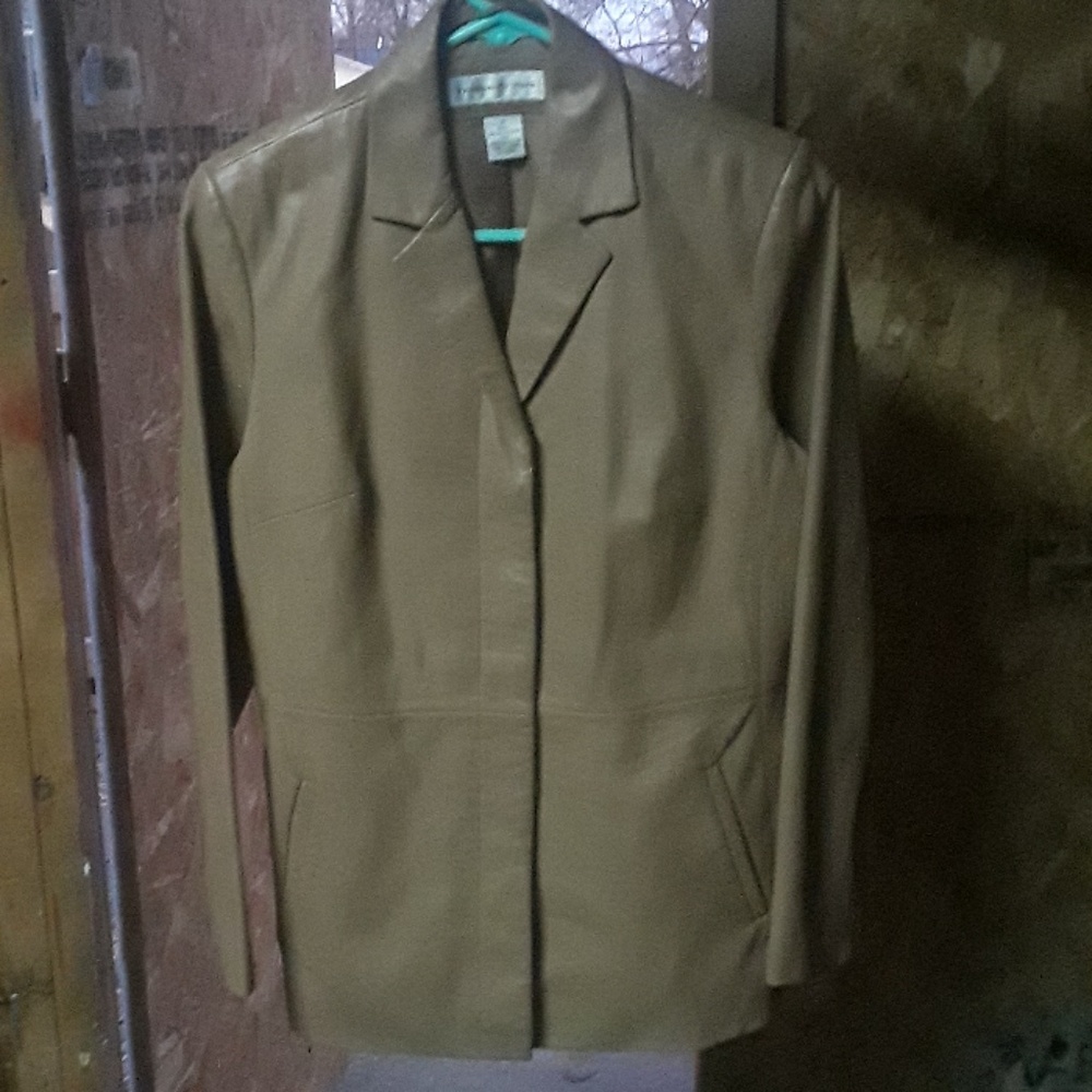 Preston and York ran leather jacket